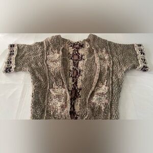 Free People Chunky Knit Shrug